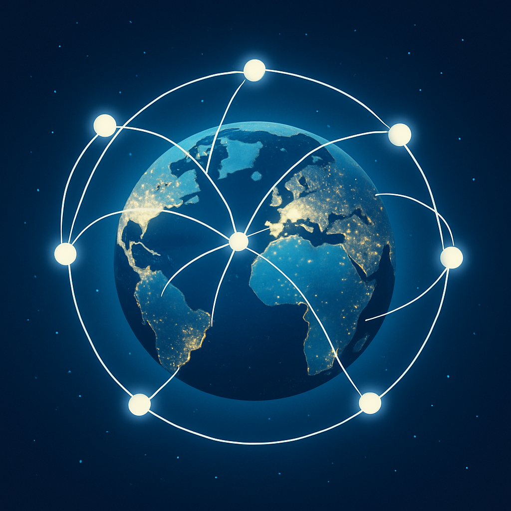 Symbol of global connection